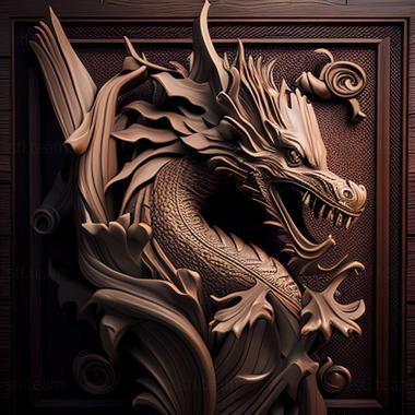 3D model dragon (STL)